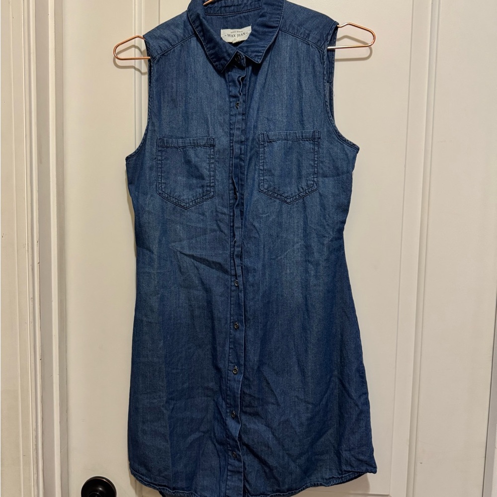 Wax Jean Basic Denim Dress